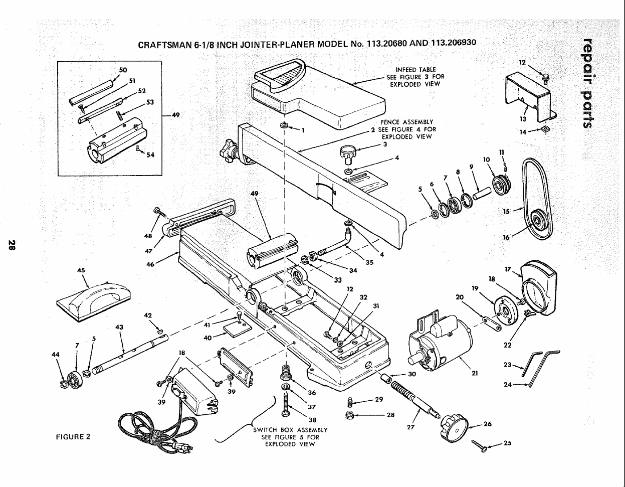 Craftsman Jointer 113.206932 Manual Download